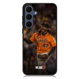 johnny cueto giants X6105 Samsung Galaxy S25 FE Case