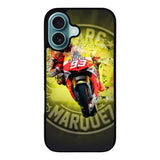 Marc Marquez Moto Gp Case iPhone 16 Plus BC0667