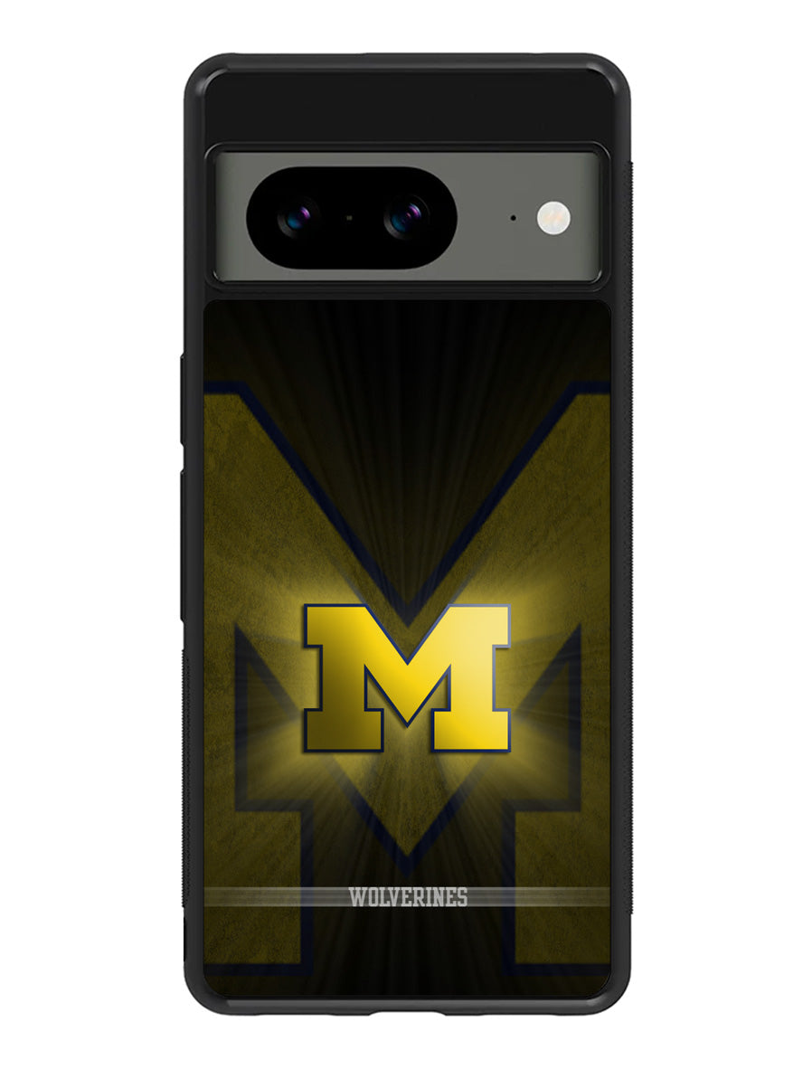 michigan wolverines Logo Google Pixel 8a Case