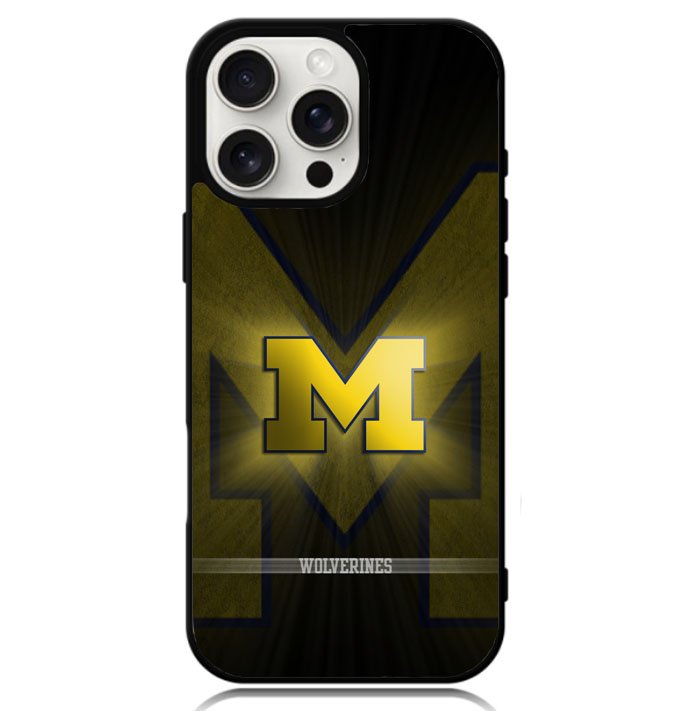 michigan wolverines logo Case iPhone 16 Pro Max BC0697