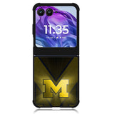 michigan wolverines Logo Motorola Moto Razr 2024 , Moto Razr 50 Case