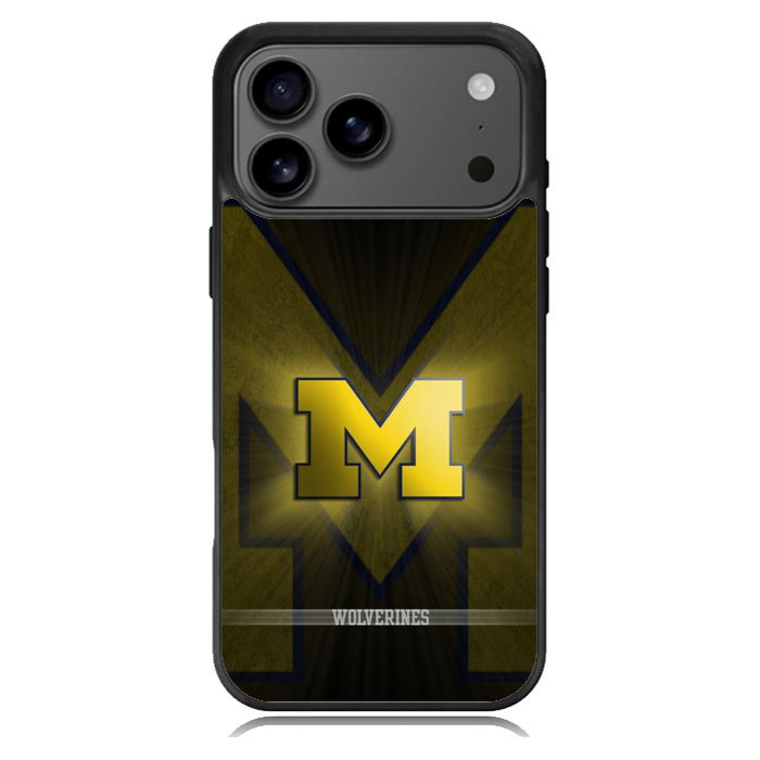 michigan wolverines logo iPhone 17 Pro Case BC0697