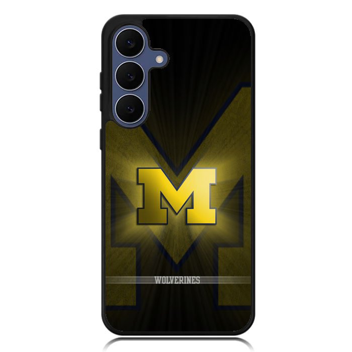 michigan wolverines logo Samsung Galaxy S25 FE Case BC0697