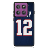 New England Patriots Brady X6152 Motorola Moto Edge 2025 | Moto Edge 60 Fusion | Moto Edge 60 Pro Case