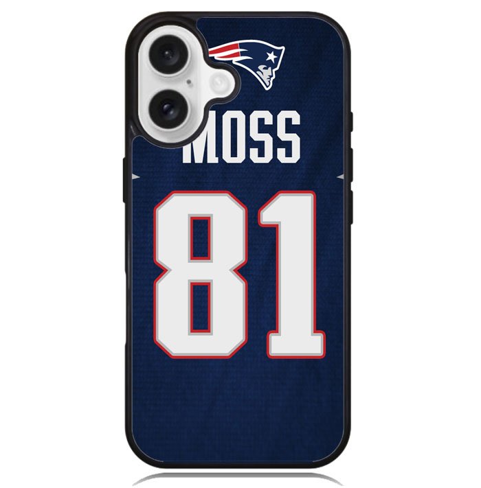 New England Patriots Randy Moss X6155 iPhone 16 Plus Case