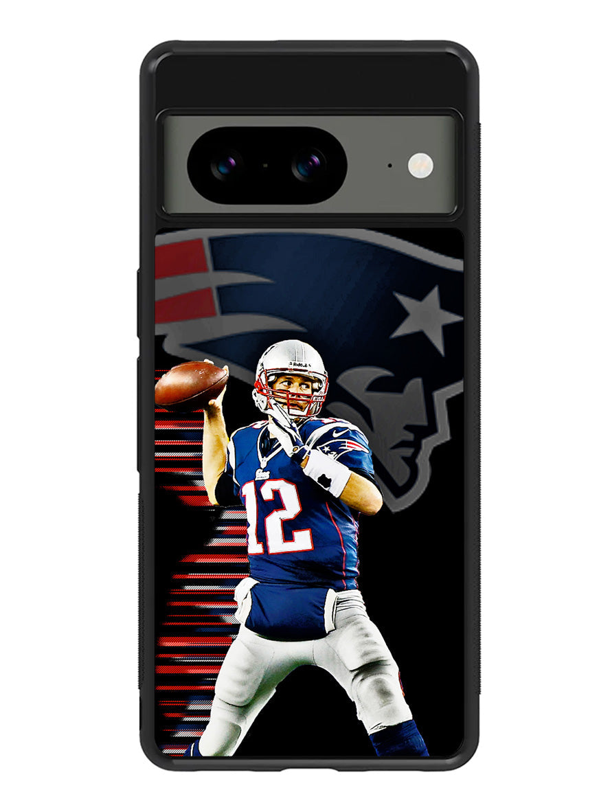 New England Patriots Tom Brady Google Pixel 8a Case