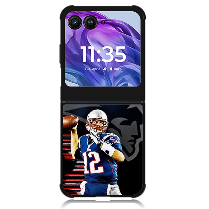 New England Patriots Tom Brady Motorola Moto Razr 2024 , Moto Razr 50 Case