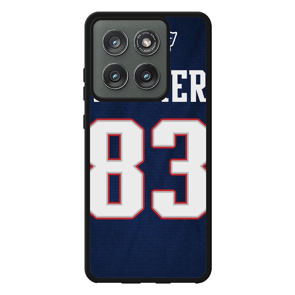 New England Patriots Wes Welker X6154 Motorola Moto Edge 2025 Case