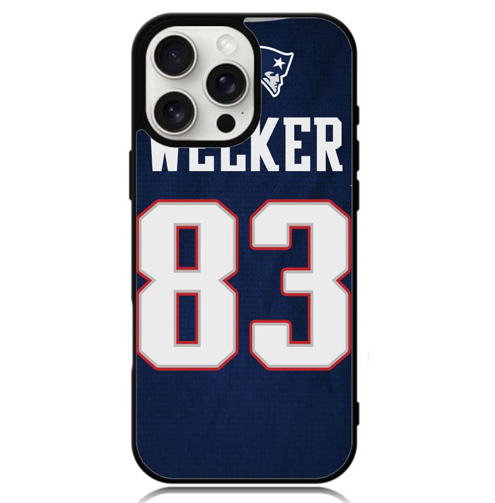 New England Patriots Wes Welker X6154 iPhone 16 Pro Max Case
