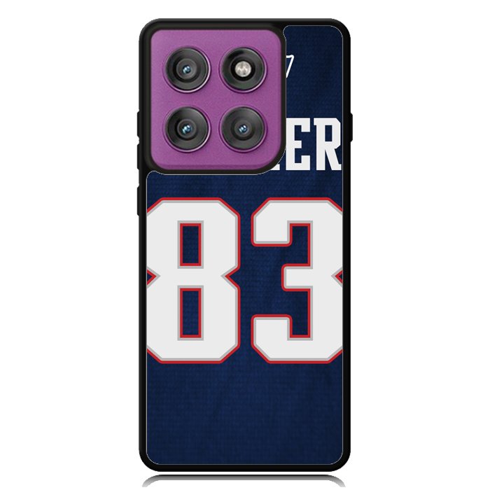 New England Patriots Wes Welker X6154 Motorola Moto Edge 2025 | Moto Edge 60 Fusion | Moto Edge 60 Pro Case