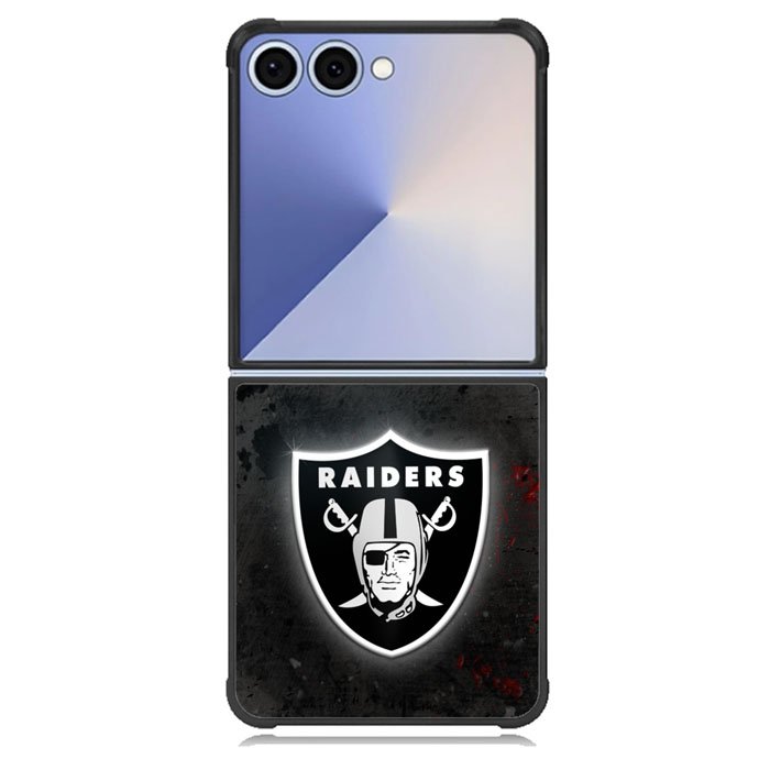 Oakland Raiders Black Samsung Galaxy Z Flip 7 Case BC0699
