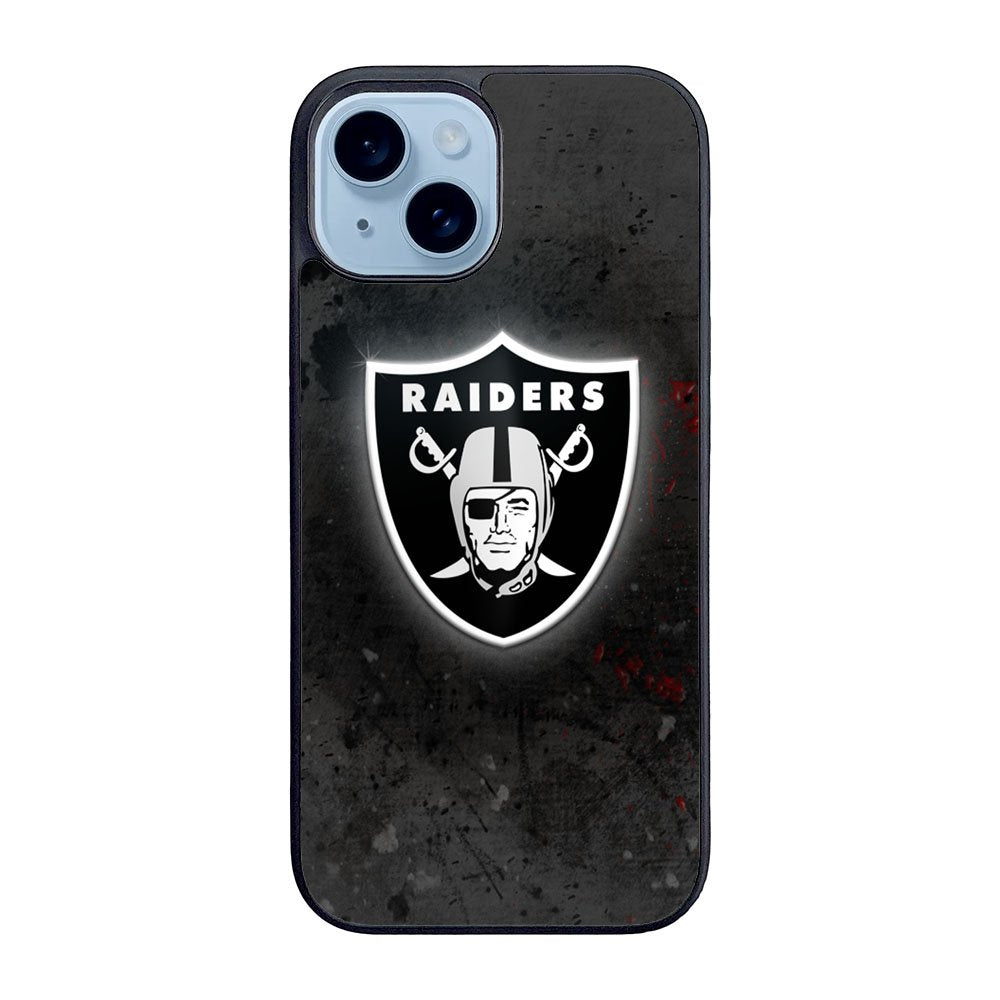 Oakland Raiders Black Case iPhone 15 Plus BC0699