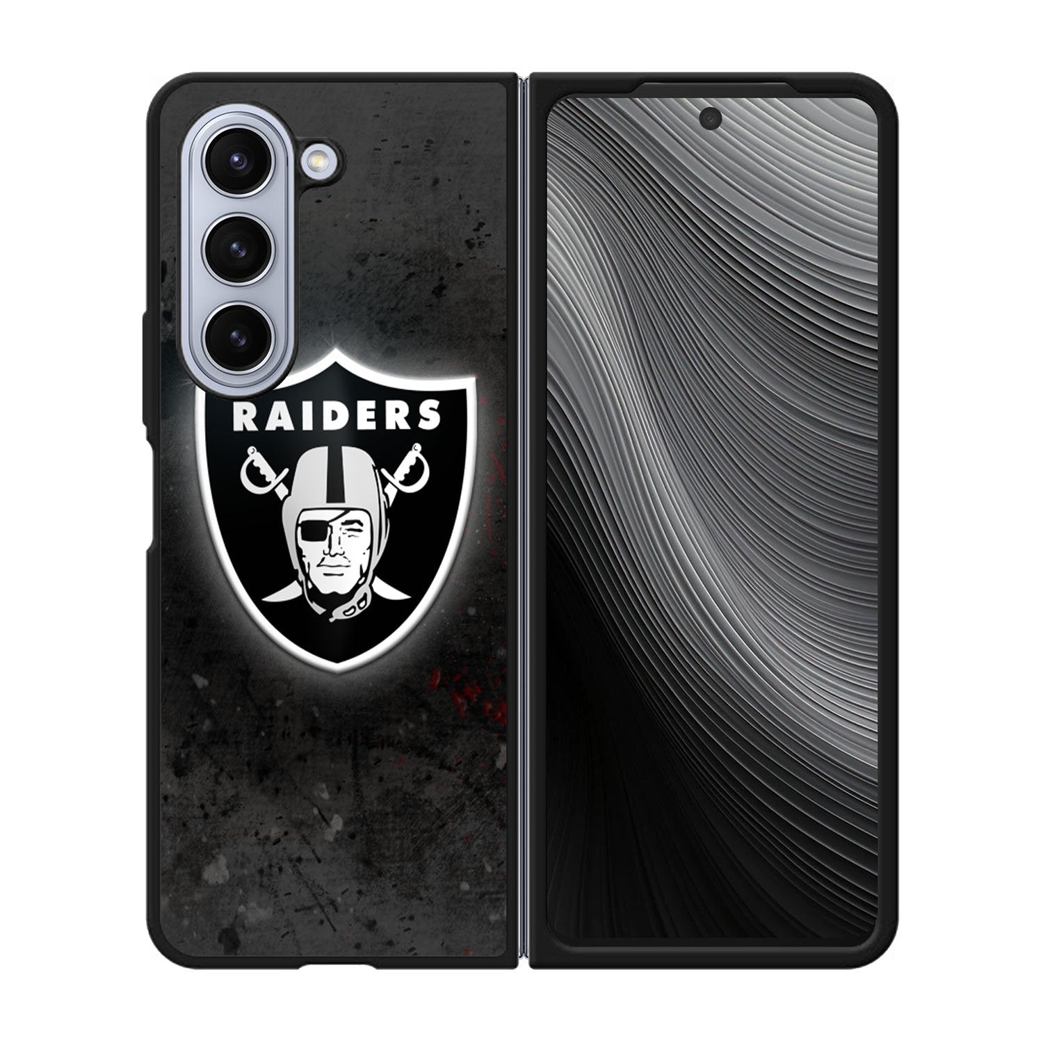 Oakland Raiders Black Case Samsung Galaxy z Fold 5 5G BC0699