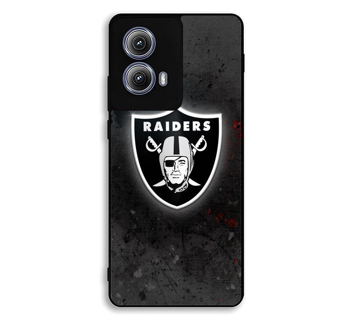 Oakland Raiders Black Motorola Moto Edge 2024 Case BC0699