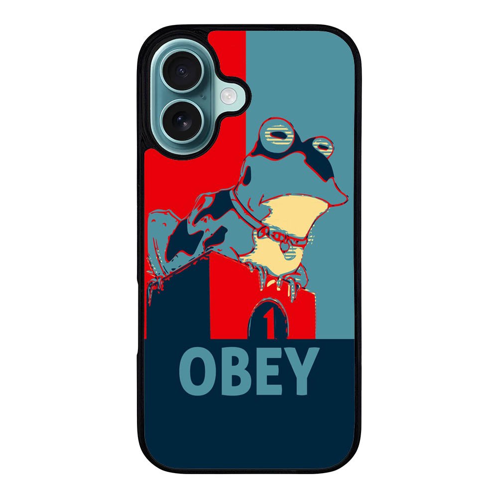obey frog Case iPhone 16 Plus BC0672