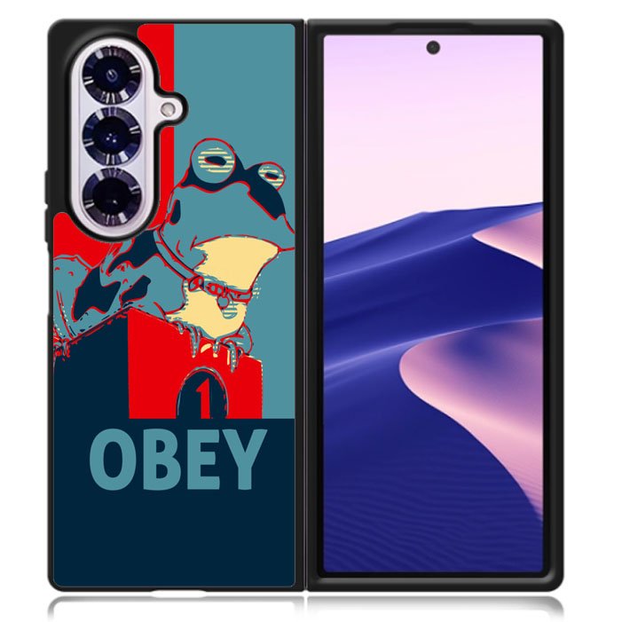 obey frog Samsung Galaxy Z Fold 7 5G Case BC0672