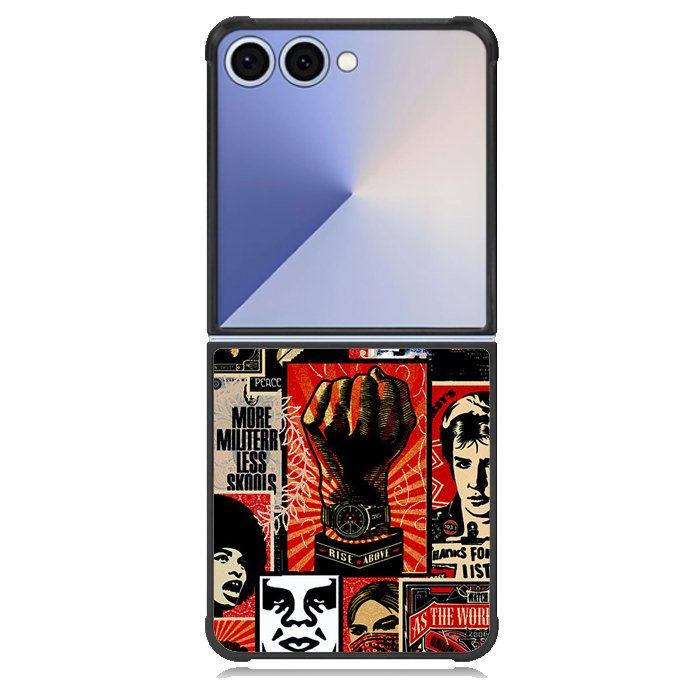 Obey Wallpaper X6190 Samsung Galaxy Z Flip 7 Case