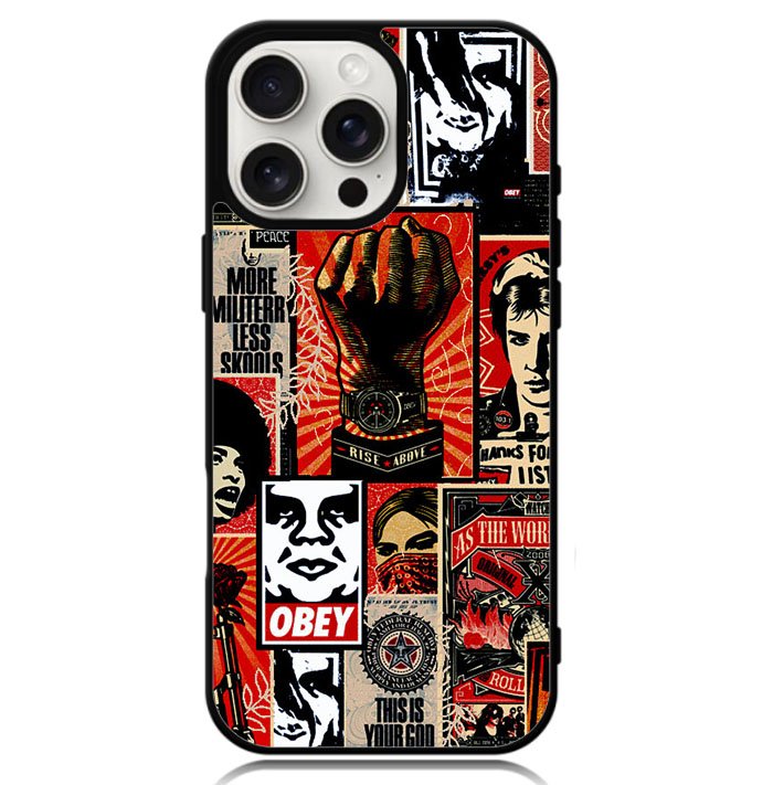 Obey Wallpaper X6190 iPhone 16 Pro Case