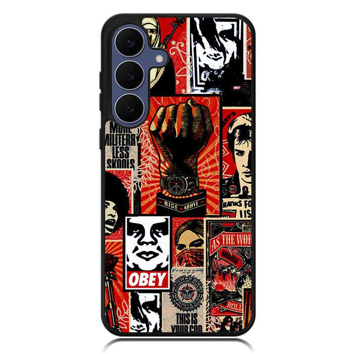 Obey Wallpaper X6190 Samsung Galaxy S25 FE Case