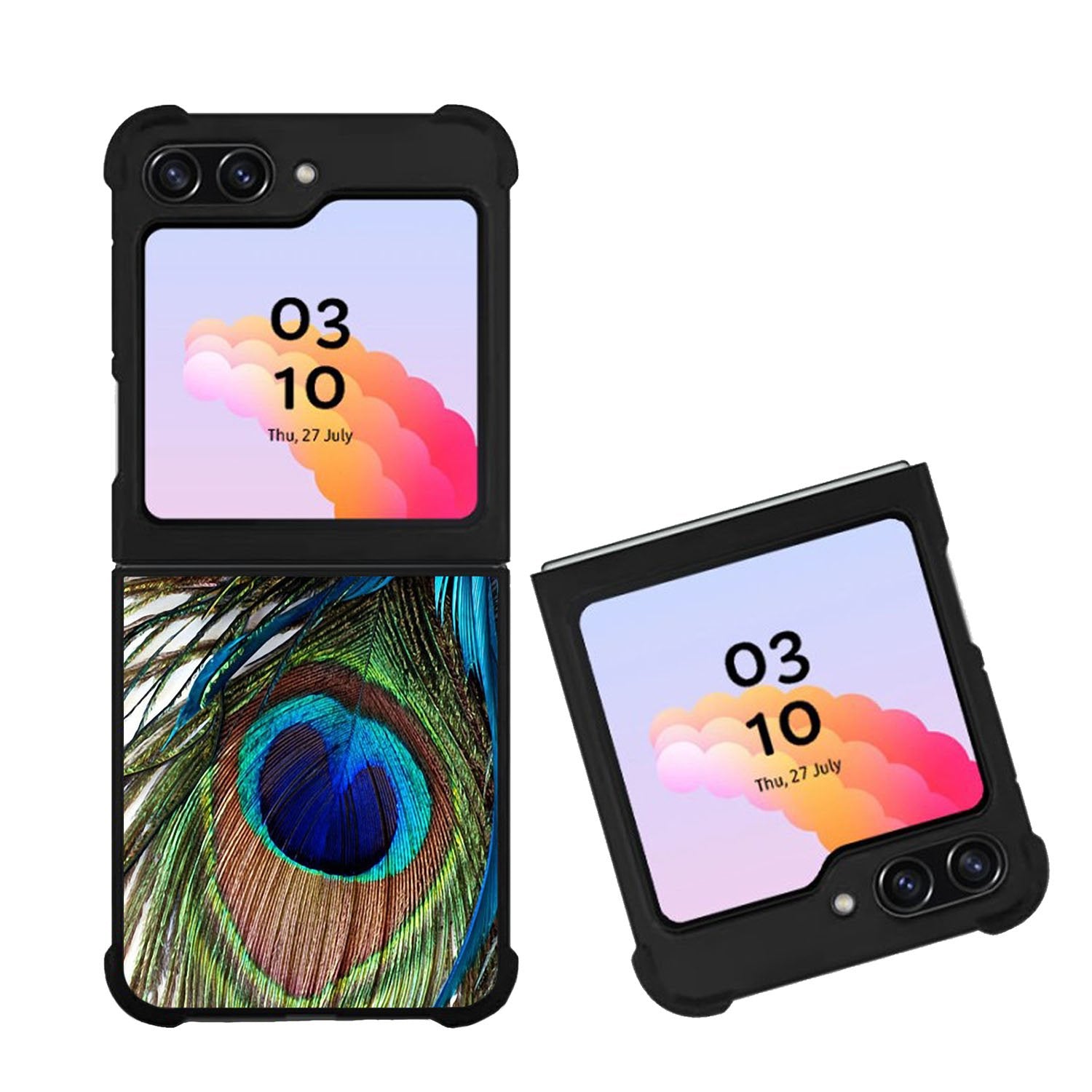 Peacock Tiffany Case Samsung Galaxy Z Flip 5 5G BC0675