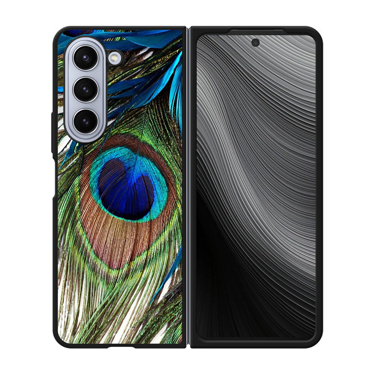 Peacock Tiffany Case Samsung Galaxy z Fold 5 5G BC0675