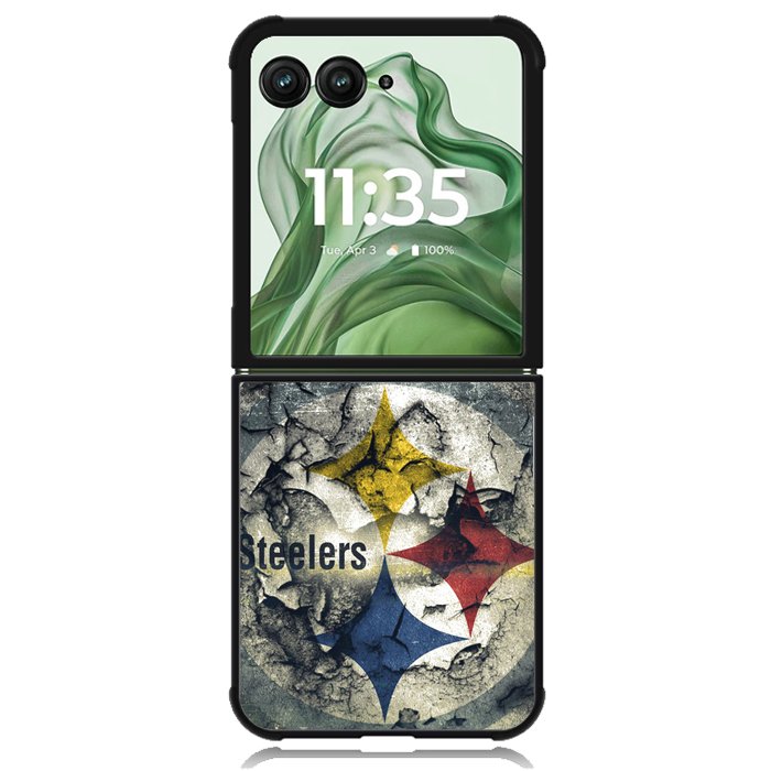 Pittsburgh Steelers Wallpaper X6165 Motorola Moto Razr+ Plus 2024/2025 Case, Motorola Razr 50 Ultra/50s Ultra Case