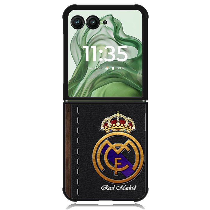 Real Madrid X6111 Motorola Moto Razr+ Plus 2024/2025 Case, Motorola Razr 50 Ultra/50s Ultra Case