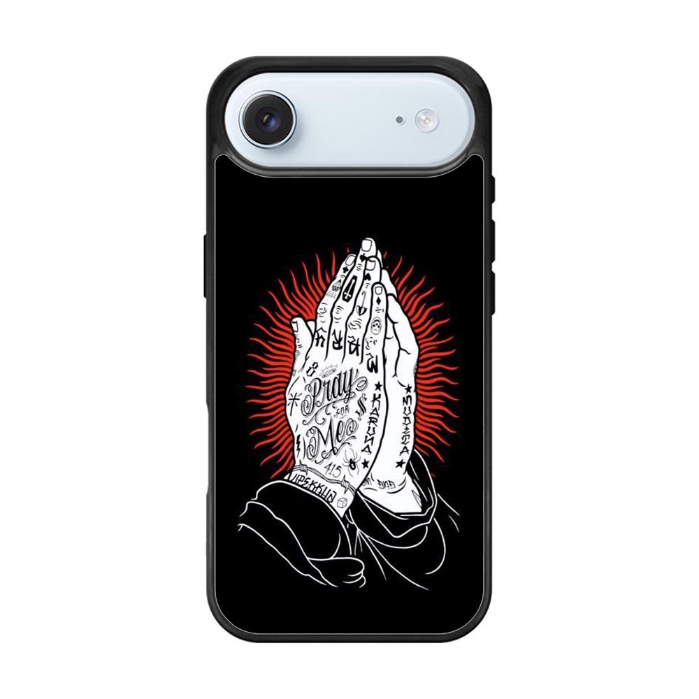rebel 8 praying hands X6189 iPhone Air Case