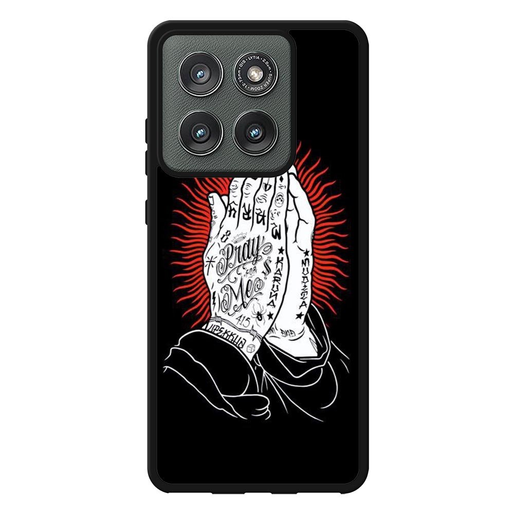 rebel 8 praying hands X6189 Motorola Moto Edge 2025 Case
