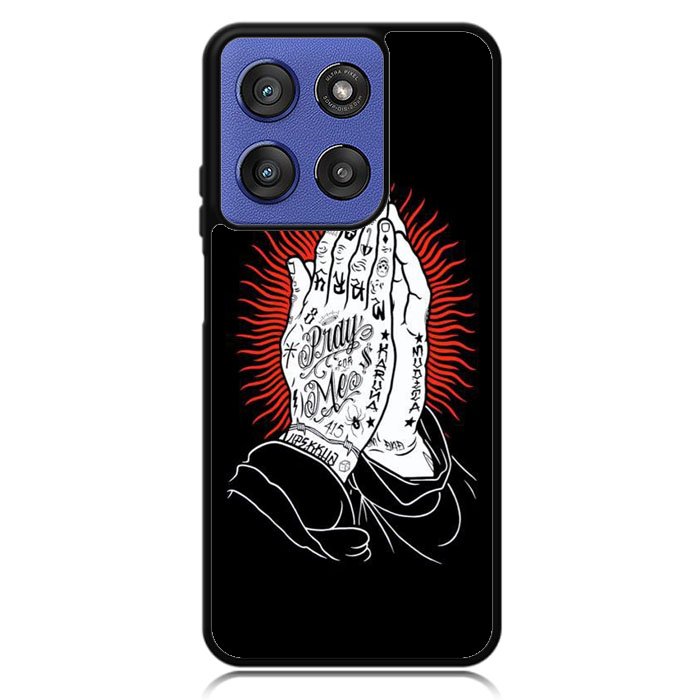 rebel 8 praying hands X6189 Motorola Moto G Stylus 5G 2025 Case