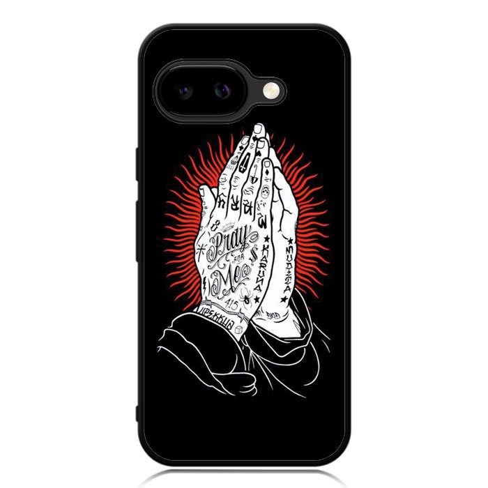 rebel 8 praying hands X6189 Google Pixel 9A Case