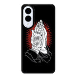 rebel 8 praying hands X6189 Samsung Galaxy S25 Edge Case