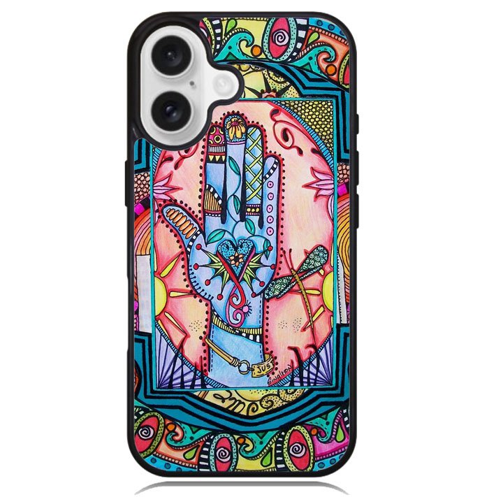 Hand Mandala Singleton Hippie X0147 iPhone 16 Case