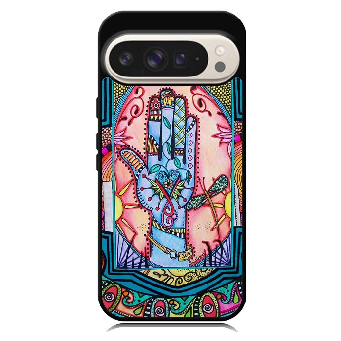 Hand Mandala Singleton Hippie X0147 Google Pixel 9 | Google Pixel 9 Pro Case