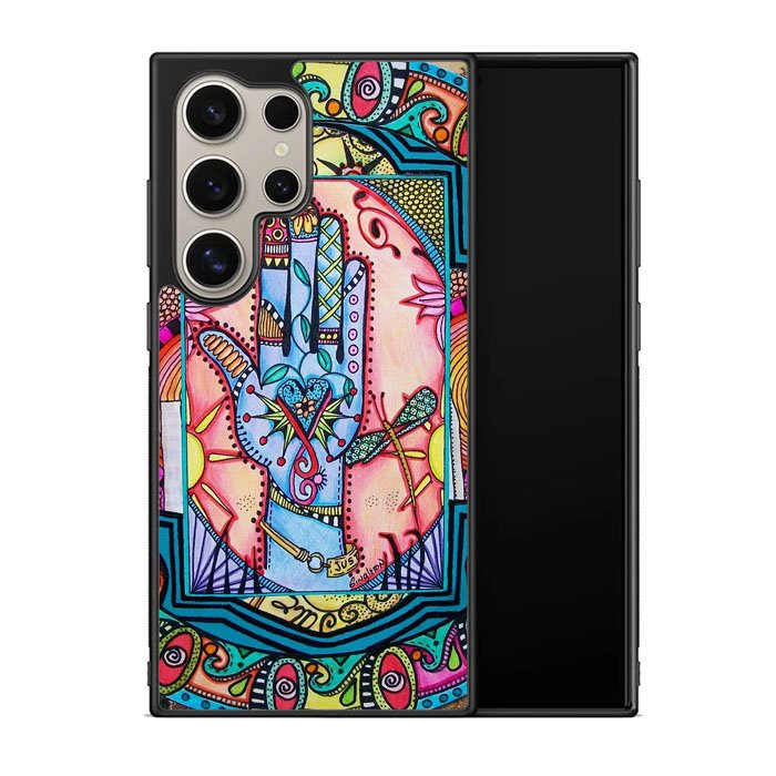 Hand Mandala Singleton Hippie X0147 Samsung Galaxy S25 Ultra 5G Case