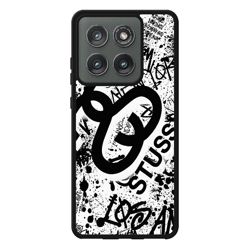 stussy silver X6150 Motorola Moto Edge 2025 Case