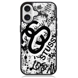 stussy silver X6150 iPhone 16 Case