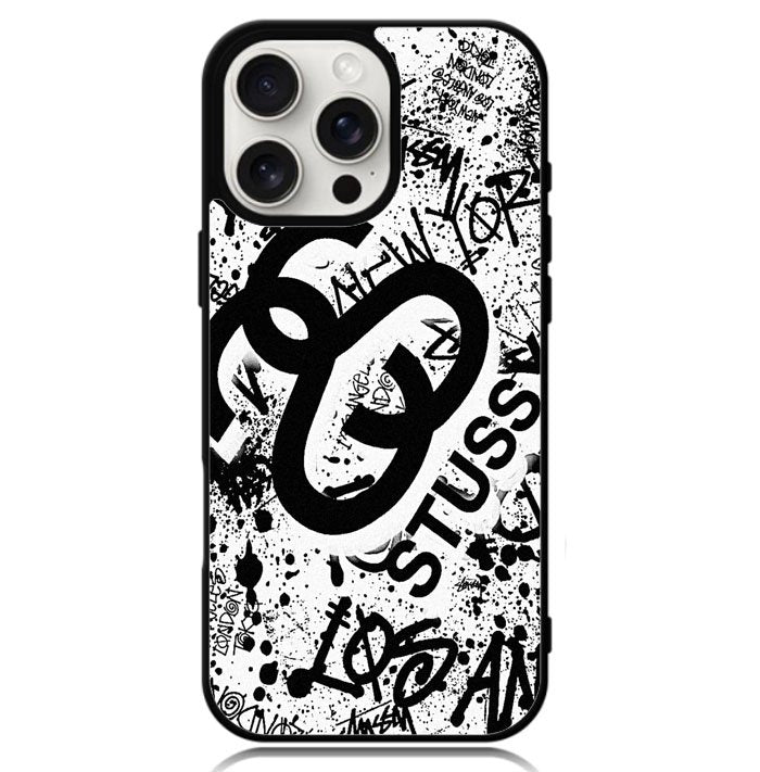 stussy silver X6150 iPhone 16 Pro Case