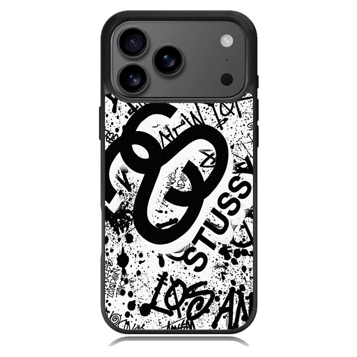 stussy silver X6150 iPhone 17 Pro Max Case