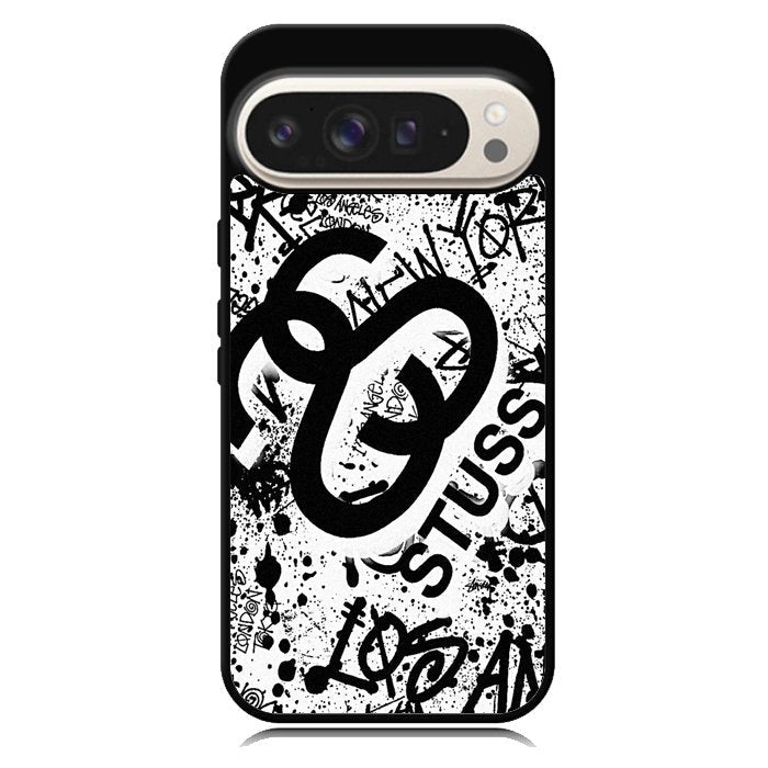 stussy silver X6150 Google Pixel 9 | Google Pixel 9 Pro Case