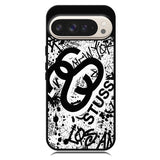 stussy silver X6150 Google Pixel 9 | Google Pixel 9 Pro Case