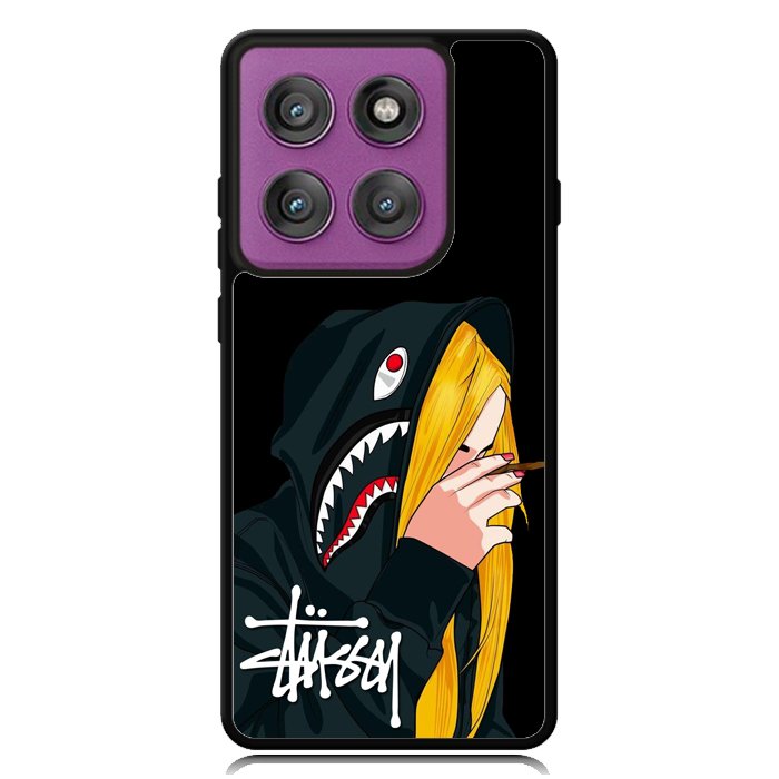stussy Wallpaper shark X6168 Motorola Moto Edge 2025 | Moto Edge 60 Fusion | Moto Edge 60 Pro Case