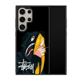 stussy Wallpaper shark X6168 Samsung Galaxy S25 Ultra 5G Case