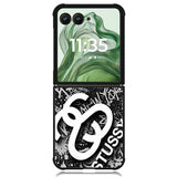 stussy X6086 Motorola Moto Razr+ Plus 2024/2025 Case, Motorola Razr 50 Ultra/50s Ultra Case