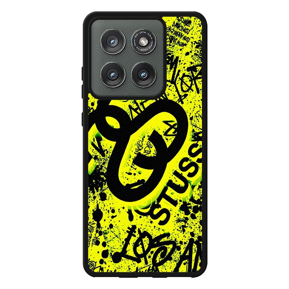 stussy yellow X6147 Motorola Moto Edge 2025 Case