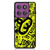 stussy yellow X6147 Motorola Moto Edge 2025 | Moto Edge 60 Fusion | Moto Edge 60 Pro Case