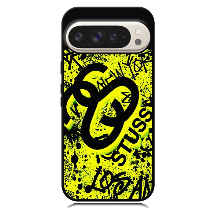 stussy yellow X6147 Google Pixel 9 Pro XL Case