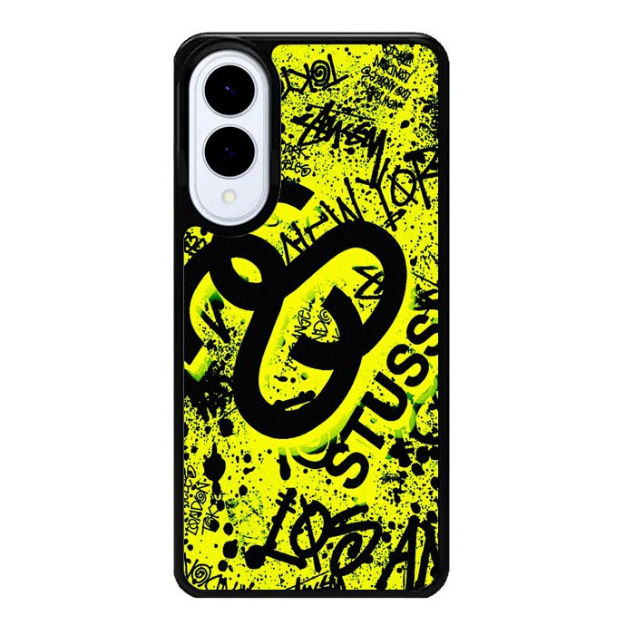 stussy yellow X6147 Samsung Galaxy S25 Edge Case