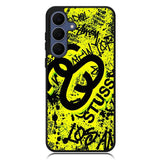 stussy yellow X6147 Samsung Galaxy S25 FE Case