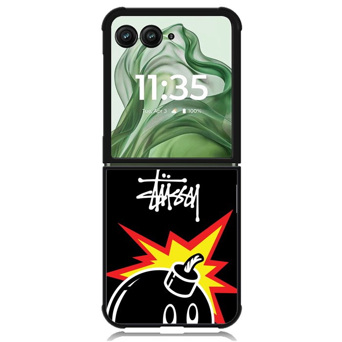 The Hundreds Stussy X6169 Motorola Moto Razr+ Plus 2024/2025 Case, Motorola Razr 50 Ultra/50s Ultra Case